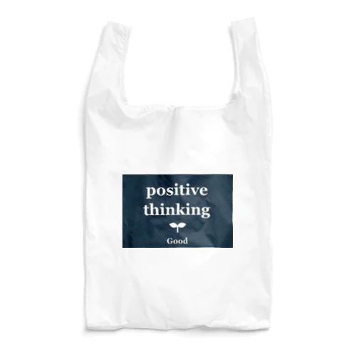 positive thinking エコバッグ