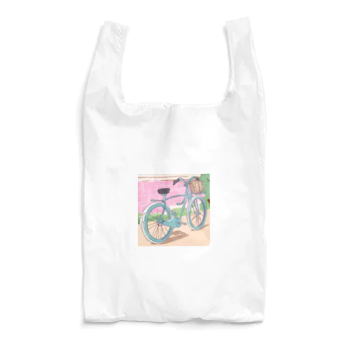 カラフルなレトロ自転車💐 Reusable Bag