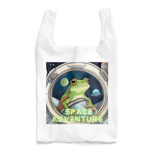 "Frog on a Space Adventure エコバッグ