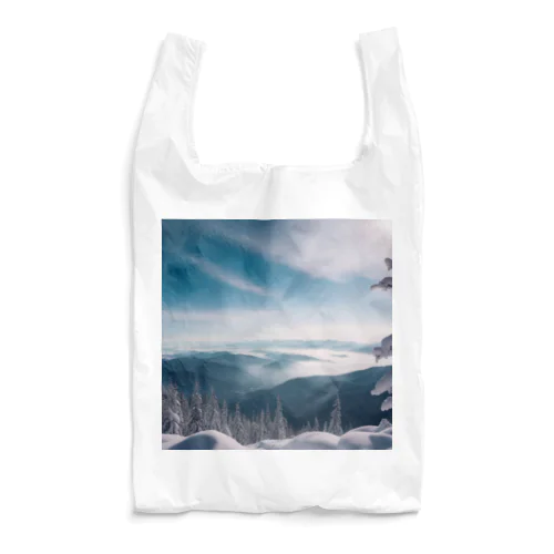 青空と山の風景 Reusable Bag