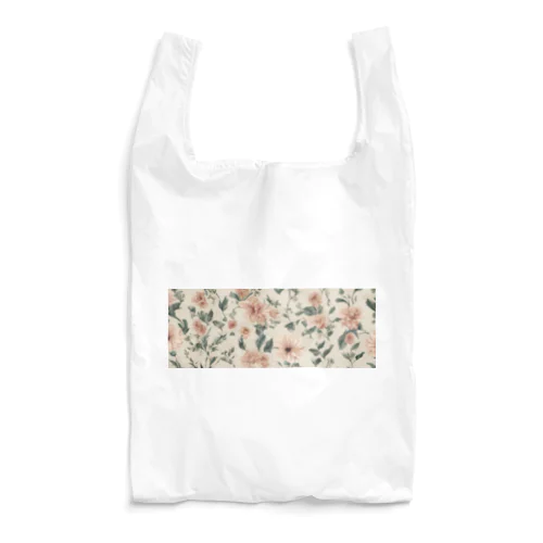 淡い花柄 上品 大人っぽい Reusable Bag