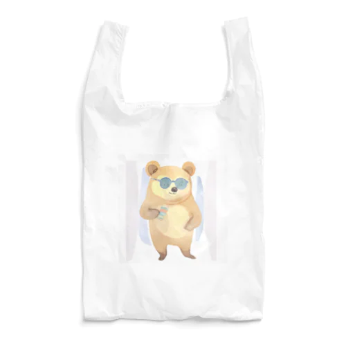 メガネっクマ② Reusable Bag