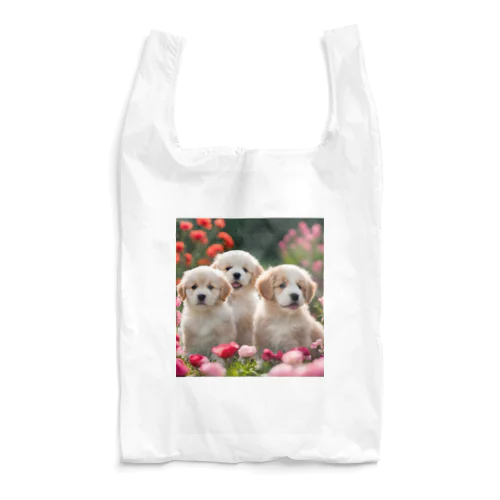 かわいい仔犬のグッズ Reusable Bag