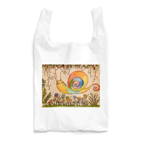 カラフルなかたつむり Reusable Bag