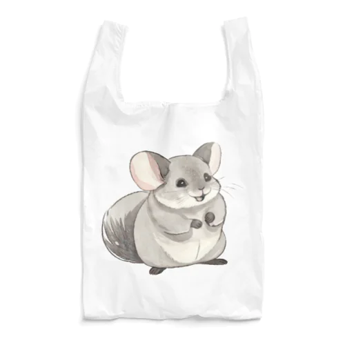 わくわくして餌を待つチンチラ Reusable Bag