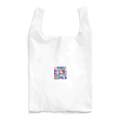 Colorful girl / type1 Reusable Bag