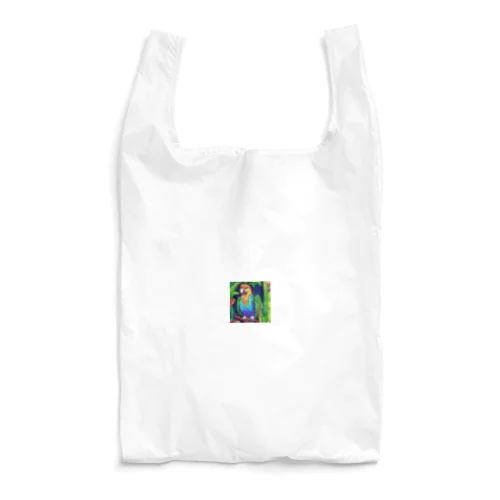 🌈スパンコールオウム Reusable Bag