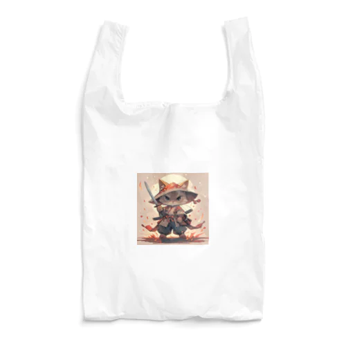 Neko Samurai Reusable Bag