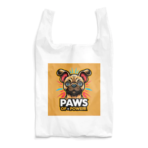 パグチワワ「Paws of Power」 エコバッグ