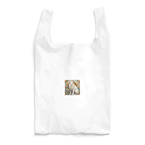 神の使い白いライオン Reusable Bag