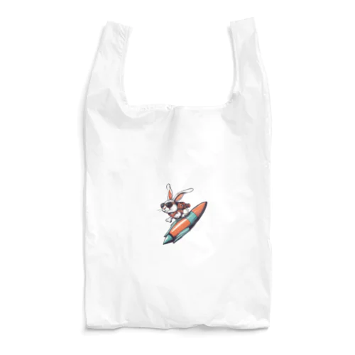 ロケットうさぎ　ミッション遂行 Reusable Bag