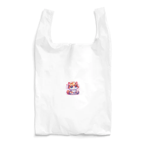 ふわふわ大目な可愛い猫 Reusable Bag