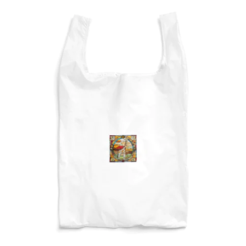 キリンのステンドグラス柄グッズ Reusable Bag