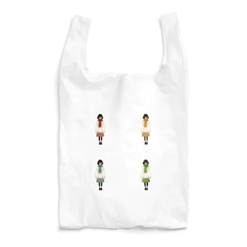 ４色ボブ子 Reusable Bag