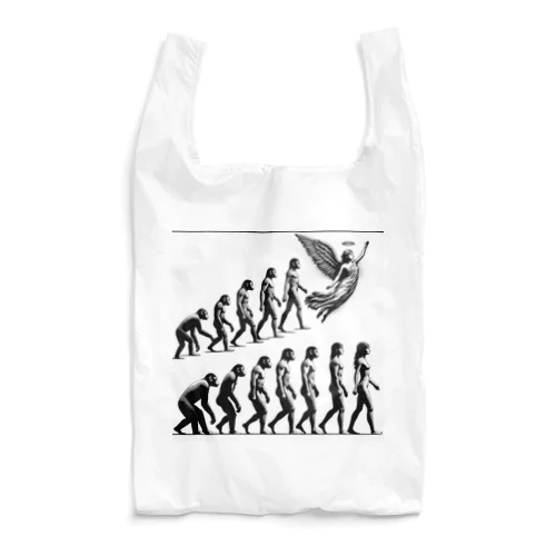 サルからヒトへの進化の過程。そして… Reusable Bag