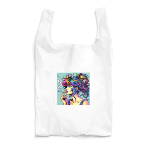 タバコを吸う女性 Reusable Bag