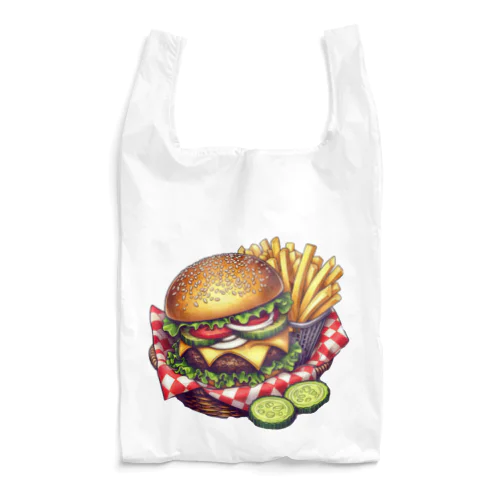 チーズバーガーセット Reusable Bag