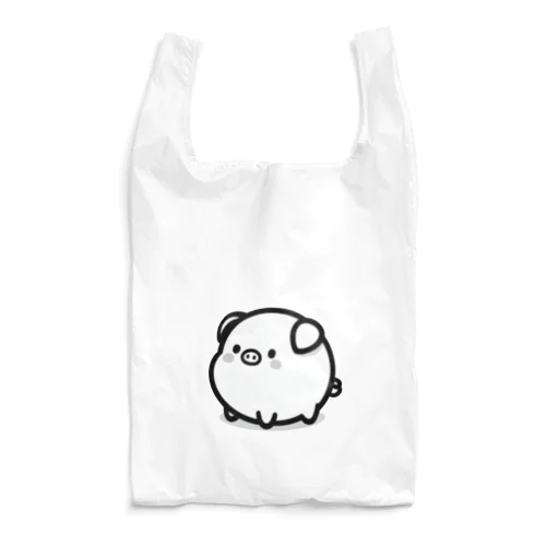 可愛いまんまる💞ぶたちゃん😍 Reusable Bag