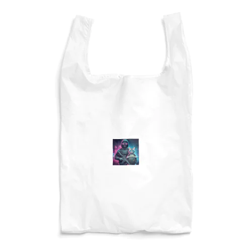 宇宙警察と猫 Reusable Bag