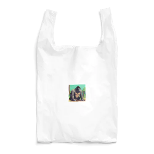 穴を掘るゴリラ Reusable Bag