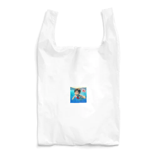 遊泳する赤ちゃん日本代表 Reusable Bag
