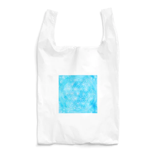 フラワーオブライフ神聖幾何学 Reusable Bag