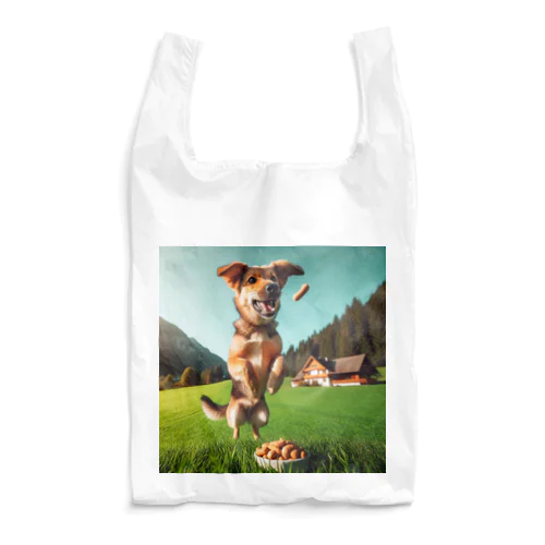 ジャンプ犬 Reusable Bag