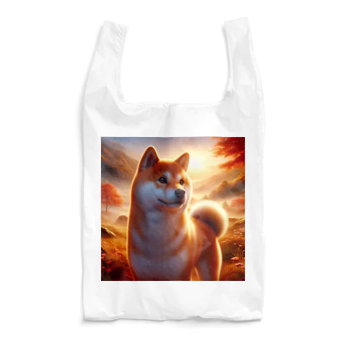 夕方の黄昏　柴犬 Reusable Bag