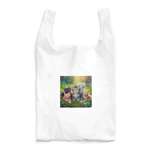 猫ちゃん大集合 Reusable Bag