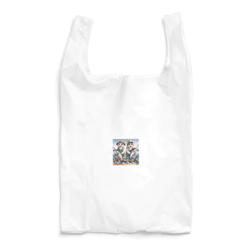 nekofishing仲良し Reusable Bag