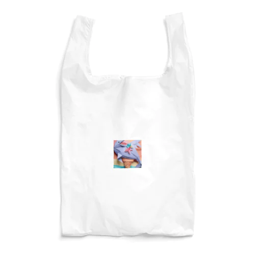 ice meets オリガミイルカ Reusable Bag