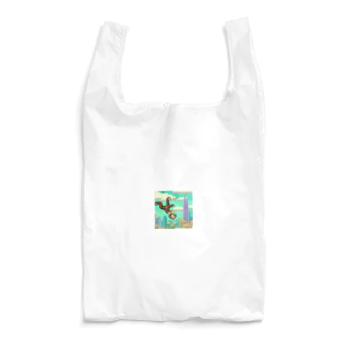 スカイダイビングの冒険猿 Reusable Bag