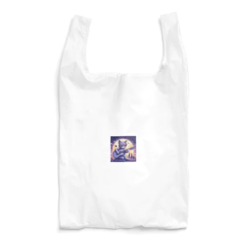 ギターと猫 Reusable Bag