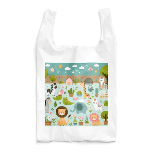 ワクワク動物園の愉快な仲間たち♪ Reusable Bag