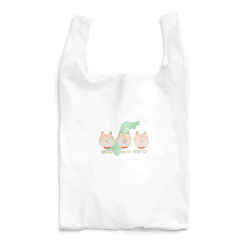 チャリティーもこ live in NOTOイラスト Reusable Bag