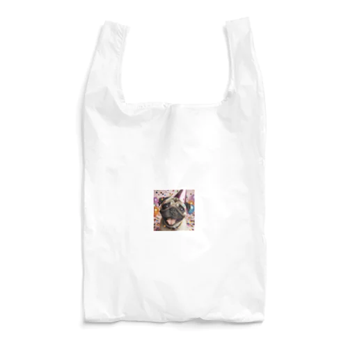 ハッピーパグ Reusable Bag