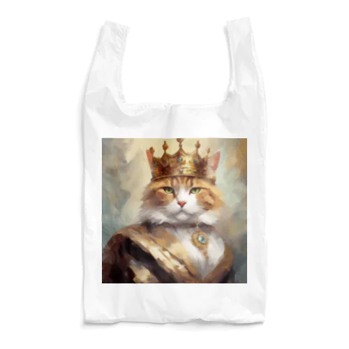 ブルーダイヤモンドの猫王 Reusable Bag