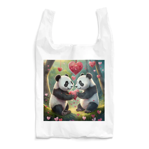 パンダハート Reusable Bag