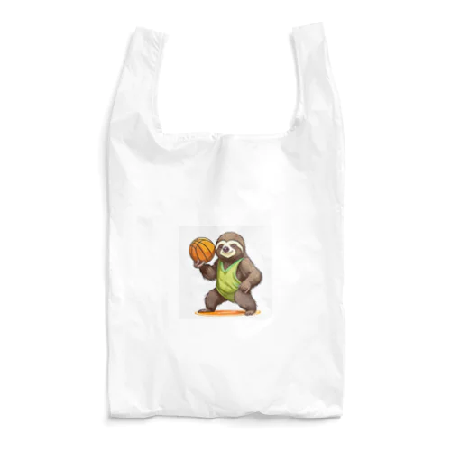 バスケをするナマケロくん Reusable Bag