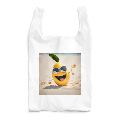 爽やかなマンゴーキャラのグッズ Reusable Bag