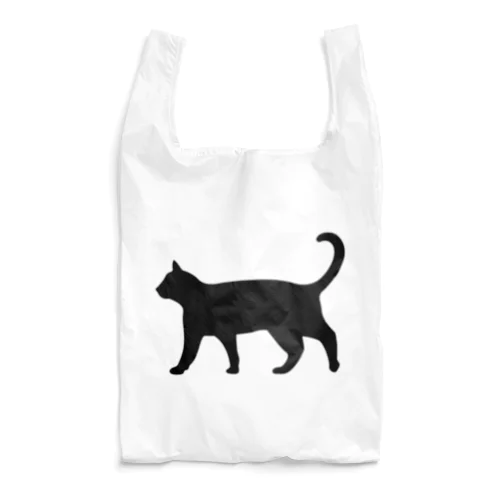 黒猫は見ていた　ねこ Reusable Bag