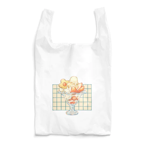 オオカミさんとパフェ Reusable Bag