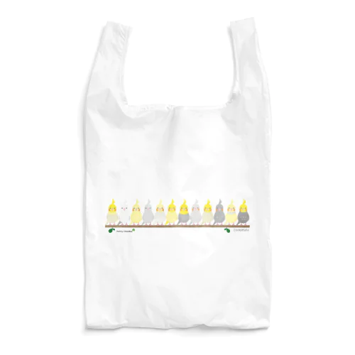 横並び オカメ Reusable Bag