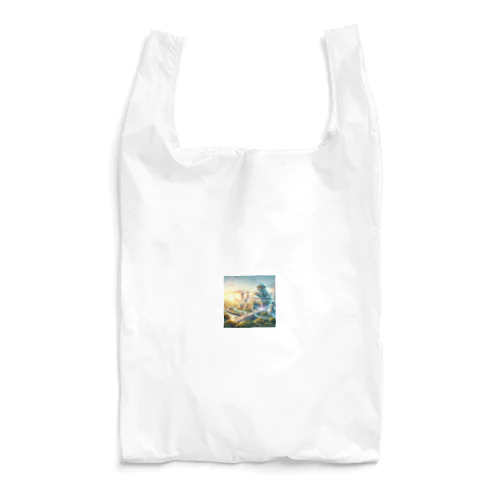 明るい未来を予感させる大阪城 Reusable Bag