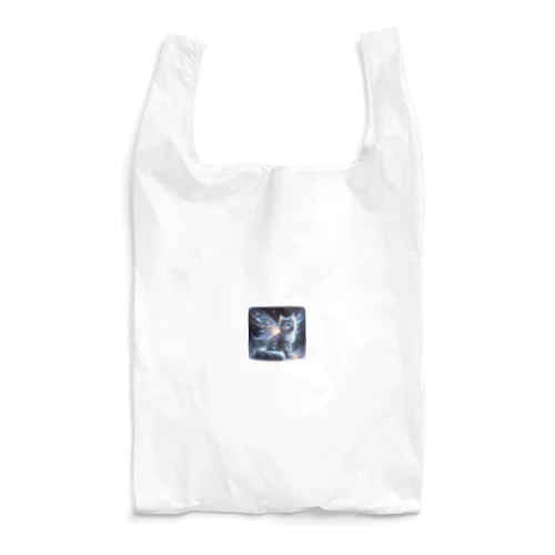 星空の舞、夜を守る猫 Reusable Bag