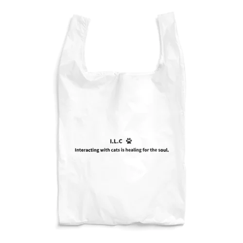 I LOVE CAT !（黒） Reusable Bag