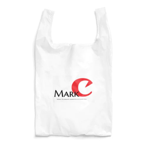 Mark C LOGO WHITE SLOGAN Reusable Bag