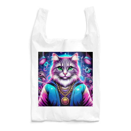 イケ猫DJ Reusable Bag