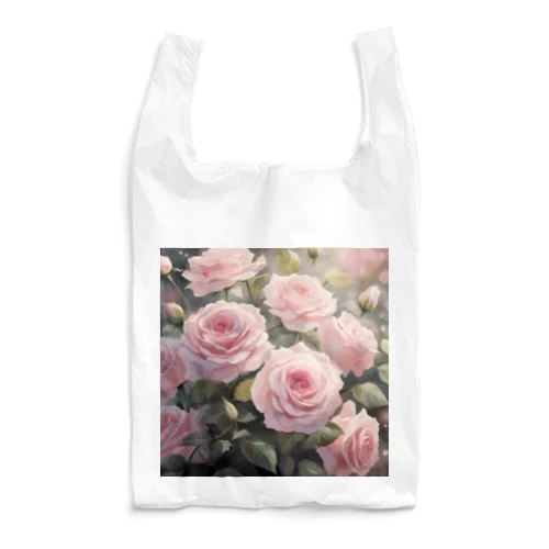 ペールピンクのバラの花束 Reusable Bag