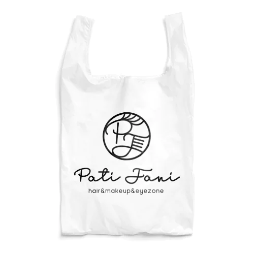 pati fani ロゴグッズ　縦バージョン Reusable Bag